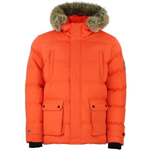 Image of Peak Mountain Men's Parka CANABEL, Orange, M