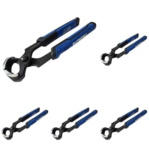 Image of Faithfull FAIPLP7N Soft Grip Carpenter's Pincers 180mm (7in), Blue (Pack of 5)