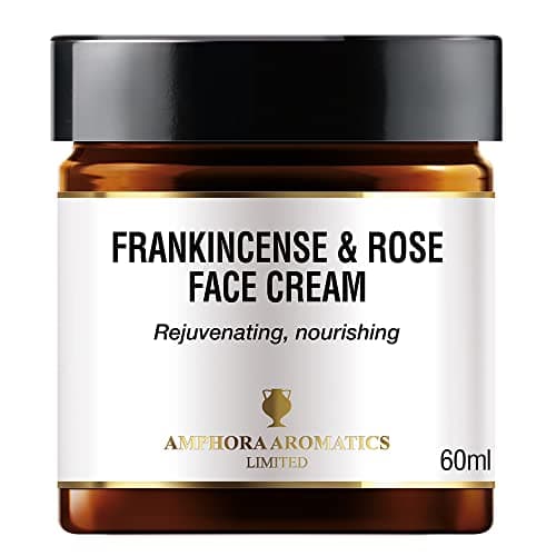 Image of Frankincense & Rose Face Cream – Deeply Hydrating Natural Moisturiser for Dry & Mature Skin – With Essential Oils – 60ml - Amphora Aromatics