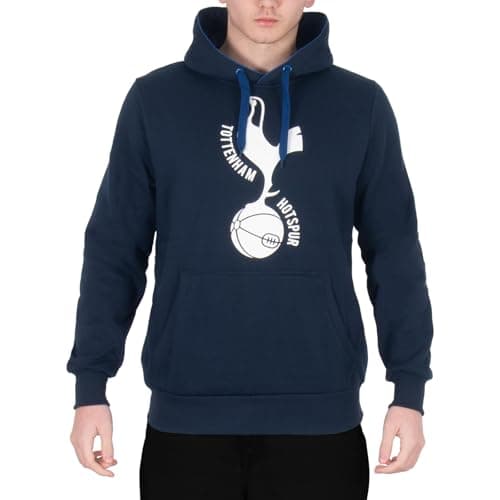 Image of Tottenham Hotspur FC Official Football Gift Mens Fleece Graphic Hoody Large Navy Blue