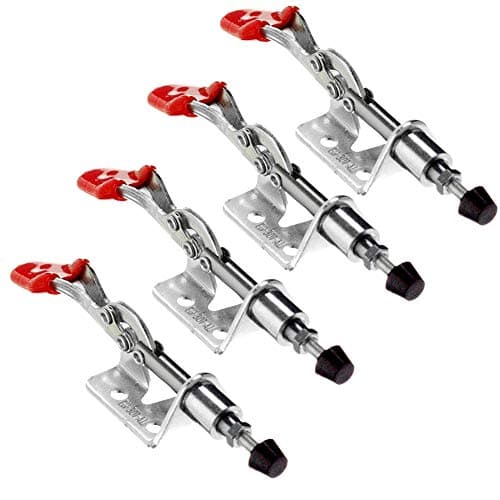Image of IMAGINE 4 PCS Toggle Clamp 301AM 99lbs Holding Capacity Stroke Push Pull Action Hand Tool Light Duty Toggle Clamp Tool(GH-301AM)