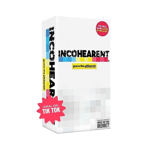 Image of Incohearent Adult Party Game Edition 2, The Party Card Game Where You Compete to Guess The Gibberish, For Ages 17+