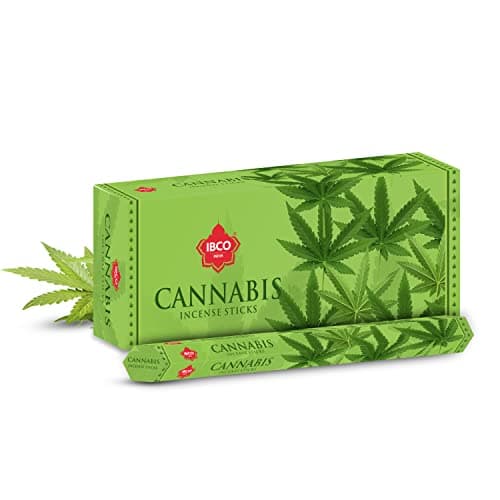 Image of IBCO Cannabis Hexa Incense Sticks, 20 Sticks per pack ( 6 packs) = 120 sticks