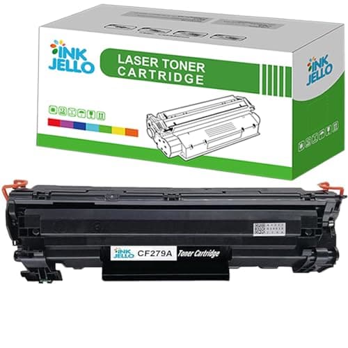 Image of InkJello Toner Cartridge For Printer, Compatibile with HP LaserJet Pro M12 M12a M12w MFP M26a MFP M26nw CF279A (Black, 1-Pack)