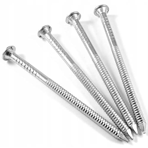 Image of 500g Bags Bright ANNULAR Ring Shank Nails - 40mm 50mm 60mm 70mm 80mm 100mm 100 x 3.8