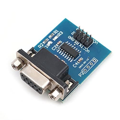 Image of DollaTek MAX3232 RS232 Serial Port To TTL Converter Module DB9 Connector