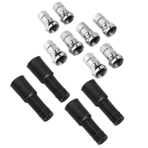 Image of hama 12 Part Quad/Quadswitch LNB SAT Connection Kit, Silver