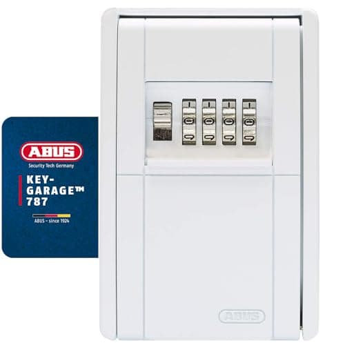 Image of ABUS KeyGarage 787 – Wall-Mounted Key Box – For Keys or Small Valuables – White