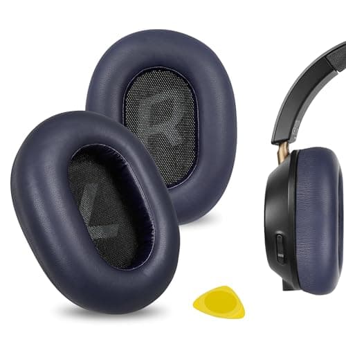 Image of Geekria Replacement Ear Pads Compatible with Plantronics BackBeat GO 810 Wireless Headphones Ear Cushions, Repair Parts (Blue)