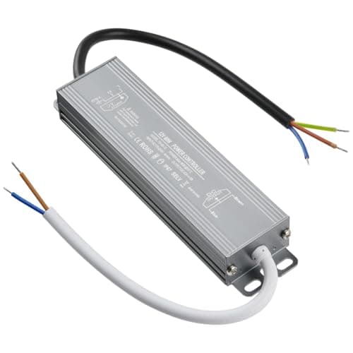 Image of OFFCUP LED Driver, 60W 12V Lighting Transformer, 170-250V AC to 12V DC IP67 Waterproof 5A LED Power Supply Constant Voltage Adapter for Outdoor Garden Strip Lights LEDS Lighting Shed Light