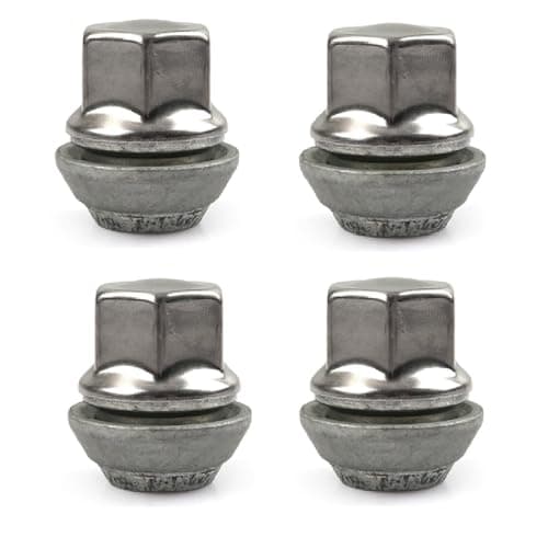 Image of ROBUST 4 Pcs Alloy Wheel Nuts for Ford Fiesta Focus Mondeo Fusion C-Max Kuga Transit Connect Puma Escort Volvo S40 C30 V50 C70 1366029 1454051 81EB1K024AB