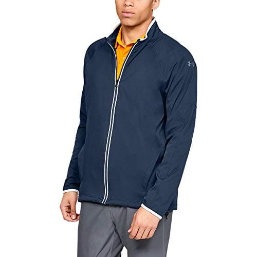 Image of Under Armour Mens UA Golf Storm Windstrike FZ Jacket - Academy - M