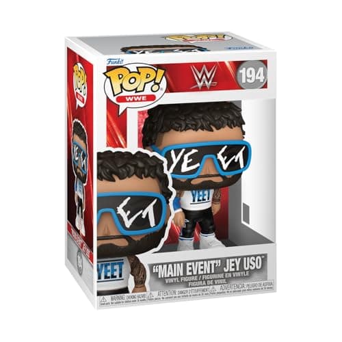 Image of Funko POP! WWE: Jey Uso - Collectable Vinyl Figure - Gift Idea - Official Merchandise - Toys For Kids & Adults - Model Figure for Collectors and Display