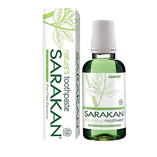 Image of Sarakan Nature's Dental Care Kit Toothpaste 50ml & Mouthwash 300ml