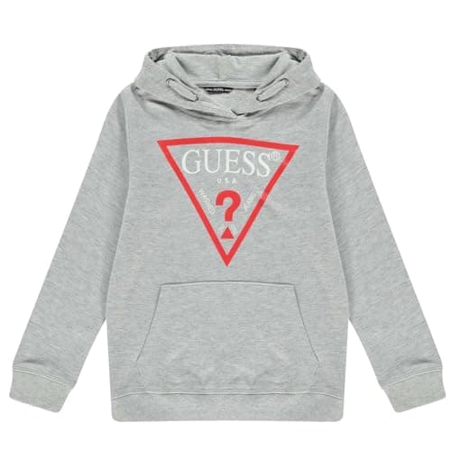 Image of GUESS Kids Logo OTH Hoodie Grey 10 Years