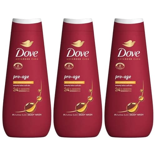 Image of Dove Advanced Care Sulphate Free Body Wash for Women Made with Skin-Natural Nourishers and Micromoisture Provides 24 Hours Renewing Lotion-Soft Softer Skin, 400ml Pack of 3
