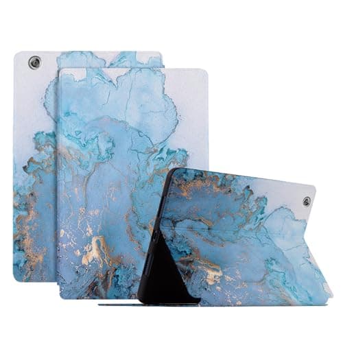 Image of DayQiQiPu Case for Huawei MediaPad M3 Lite 8.0 Inch CPN-W09/CPN-AL00 PU Leather Oil Painting Seriess Pattern Ultra-Thin Tablet Flip Case with Auto Wake/Sleep Protective Cover,03