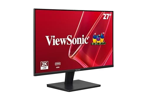 Image of ViewSonic VA2715-2K-MHD 27-inch 2K WQHD Monitor with Frameless Design 2x HDMI, DisplayPort, Speakers, Eye Care for Work and Study at Home