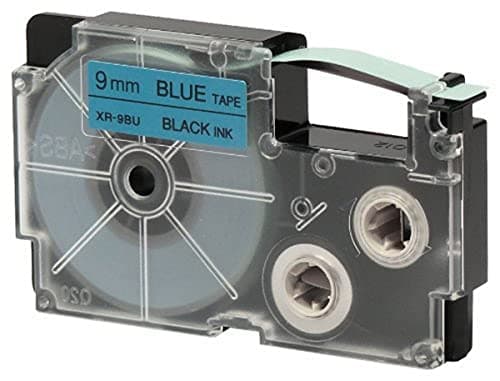 Image of Casio XR-9BU1 Ink Ribbon 9 mm Black/Blue