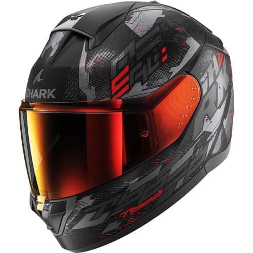 Image of Shark Ridill 2 Molokai Helmet, black matt/red, M (57/58)