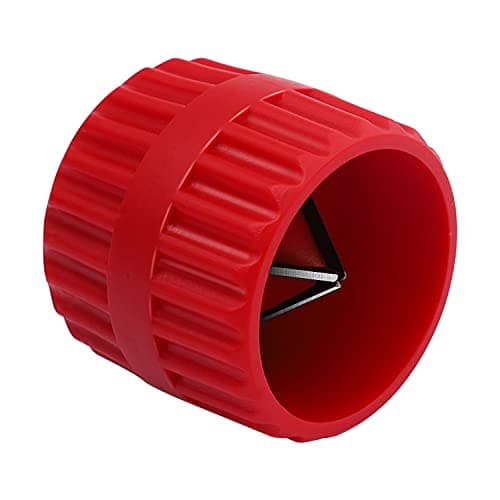 Image of Pipe Deburring Tool - Her Kindness Deburring Tool for Copper Pipe - Deburring Cutters Universal Pipe Reamer 3mm-38 mm(0.12in-1.5in) Inner-Outer Reamer Plumbing Tools Acrylic Tubing Chamfer Tool
