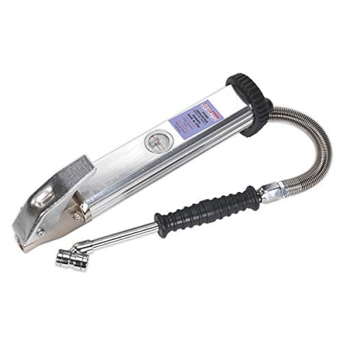 Image of Sealey Sa39 Tyre Inflator Long Type with Twin Push-On Connector