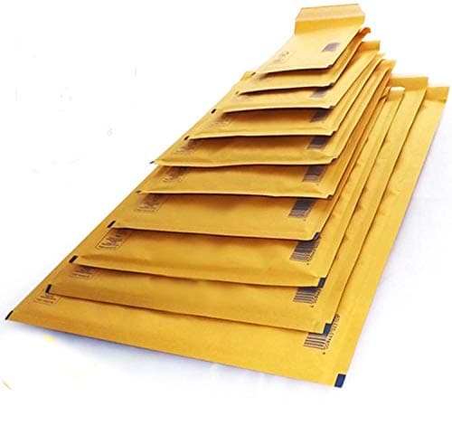 Image of 100 x AROFOL Genuine Gold Bubble Padded ENVELOPES MAILERS Bags Size 4 (180 x 265 mm)
