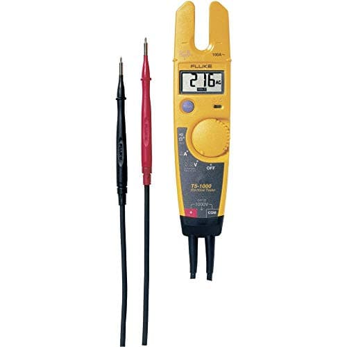 Image of Fluke T5-1000 Cat III 2-Pole Voltage Tester 1000V LCD Acoustic