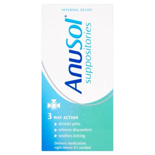 Image of Anusol Haemorrhoids for Piles Treatment - Pack of 24 Tablets