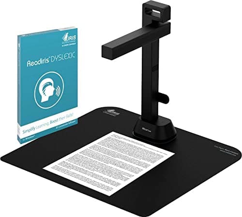 Image of IRIScan Desk 6 Pro Dyslexic - A3 Video Scanner Couleur de Documents, Scan vers Text to Speech, Lecture Mot à Mot, Scan vers PDF, Word, JPG, Video Caméra USB, Windows
