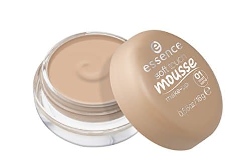 Image of essence Soft Touch Mousse Make-Up, Foundation No. 01 Matt Sand, Nude for Combination & Blemished Skin, Matte, Vegan, Perfume & Alcohol-Free (16 g)
