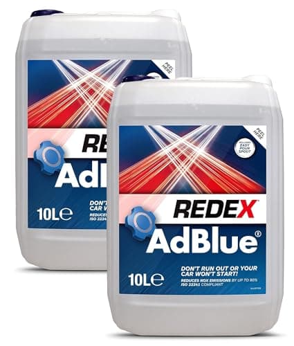 Image of 2 x 10L Redex Adblue with Easy Pour Spout, Suitable for All Makes and Models, ISO22241 Compliant, 20 Litre in Total
