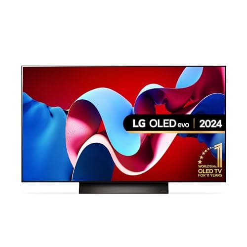 Image of LG OLED48C45LA 48-Inch OLED Evo 4K UHD Smart TV, (α9 AI Processor Gen7, Dolby Atmos, Freeview Play and Amazon Alexa, 120Hz), Umber Brown [Model 2024]
