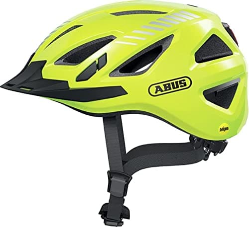 Image of ABUS Urban-I 3.0 MIPS city helmet - bike helmet with impact protection, rear light, visor and magnetic fastener - for men and women