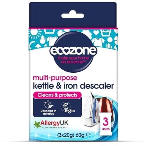 Image of Ecozone Kettle & Iron Descaler | Easy Use Sachets | Powerful Limescale Removal