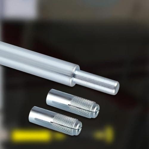 Image of Serenophile 304 Stainless Steel Concrete Drop in Anchors Expansion Bolt Kit with Setting Tool, M10 Female Thread for Concrete Brick Stone, Galvanized Carbon Steel, 30-Pack