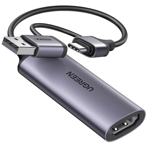 Image of UGREEN Full HD 1080P 60FPS Video Capture Card 4K HDMI to USB A/Type C for Streaming, Recording, Gaming, Compatible with Switch, PS4, PS5, Xbox, Work with PC/Windows/Mac OS