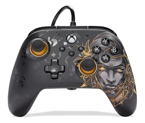 Image of PowerA Advantage Wired Controller for Xbox Series X|S - Fortnite, Midas, Gamepad, Wired Video Game Controller, Gaming Controller, USB-C, works with Xbox One and Windows 10/11, Officially Licensed