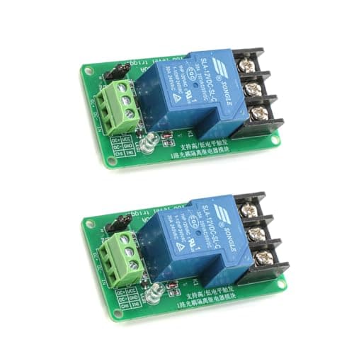 Image of Hailege 2pcs 12V 30A One Channel Optocoupler Isolation Relay Module Support High and Low Trigger 12V