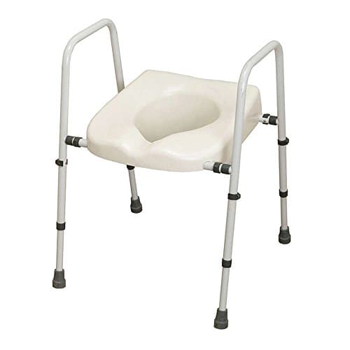 Image of NRS Healthcare M66613 Mowbray Lite Adjustable Toilet Seat & Frame – Lightweight, Flat-Pack Design for Easy Setup & Comfort