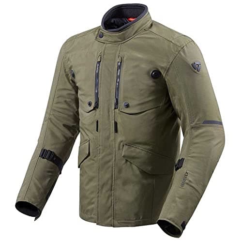 Image of FJT252-0810-XL - Rev It Trench GTX Motorcycle Jacket XL Dark Green