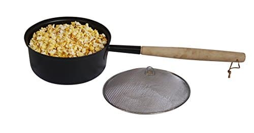 Image of Gardeco COOK-POPCORNPAN Pop Corn Making Pan, Black, 67 x 26 x 18.5 cm