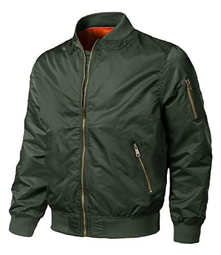 Image of EKLENTSON Men Military Tactical Bomber Jacket Casual Long Sleeve Winter Warm Cycling Padded Coat