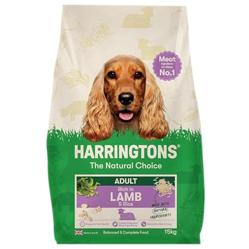Image of Harringtons Complete Dry Adult Dog Food Lamb & Rice 15kg - Made with All Natural Ingredients (Packaging may vary)
