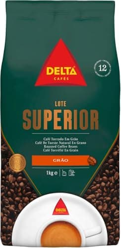 Image of Delta Cafés Lote Superior Whole Bean Coffee 1kg – Medium Roast Espresso Beans, Chocolate, Nut & Red Fruit Notes, Full-Bodied Portuguese Coffee
