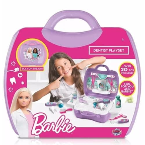 Image of Barbie Dentist On The Go Playset - Over 20 Pieces