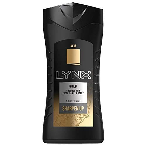 Image of Lynx Gold Body Wash And Shower Gel For Men And Women, Long Lasting Fresh Oudwood And Vanilla Fragrance, Dermatologically Tested, Bulk Pack (6 x 250ml)
