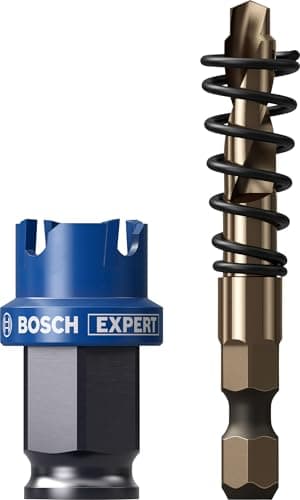 Image of Bosch 1x Expert Sheet Metal PC Plus Hole Saw (for Stainless Steel Sheets, Steel Sheets, Ø 20 mm, Professional Accessory Drill Driver)