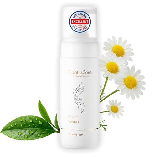 Image of GentleCare Face Wash – Gentle Foaming Cleanser with Aloe Vera, Chamomile and Green Tea – Soothes, Hydrates and Purifies Daily – For All Skin Types – 150ml