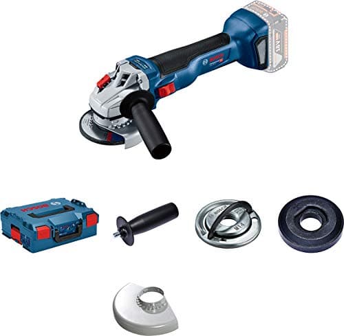 Image of Bosch Professional 18V System Cordless Angle Grinder GWS 18V-10 (115 mm disc diameter, without battery/charger, L-BOXX)